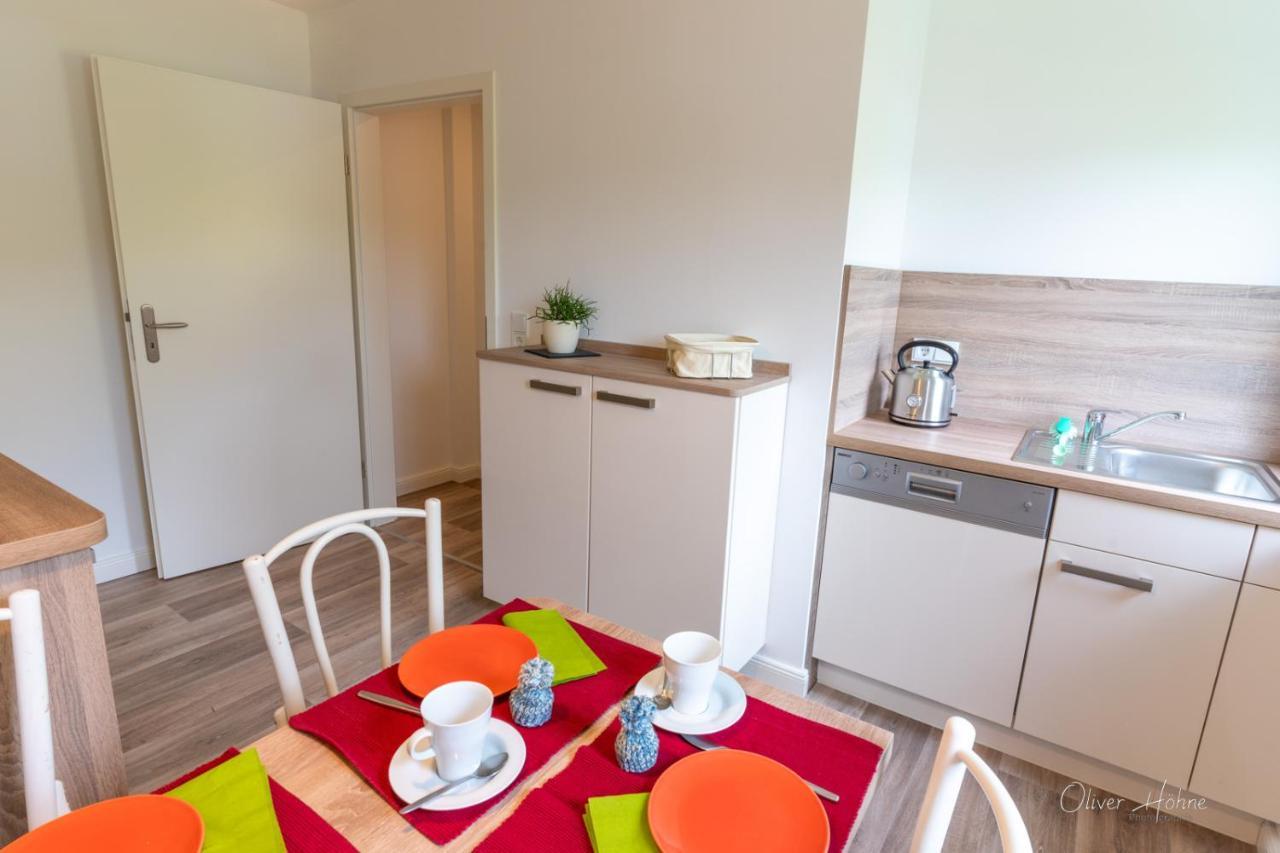 באד לאאספה Ferienwohnung Am Waldrand מראה חיצוני תמונה